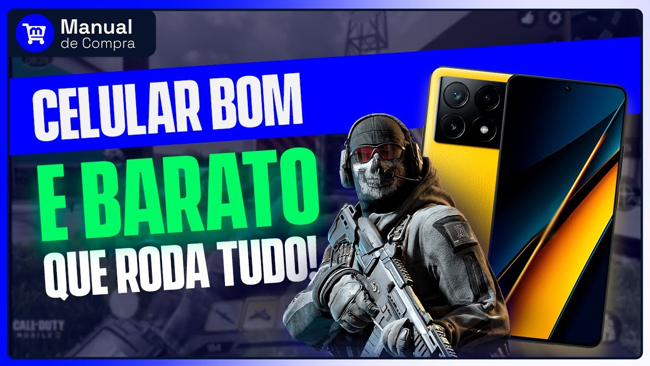 Os TOP 5 MELHORES Celulares Custo-Benefício para JOGOS em 2024!! Bom e Barato