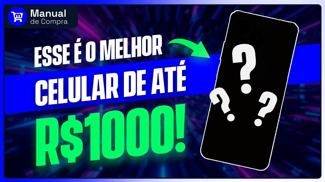 Os MELHORES Celulares de Cada Marca até R$1000 em 2024!! BOM e BARATO para Jogos?