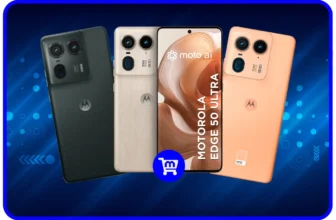 Confira se o Motorola Edge 50 Ultra é bom. Disponível nas cores Black Beauty, Forest Wood e Peach Fuzz com destaque para Moto AI