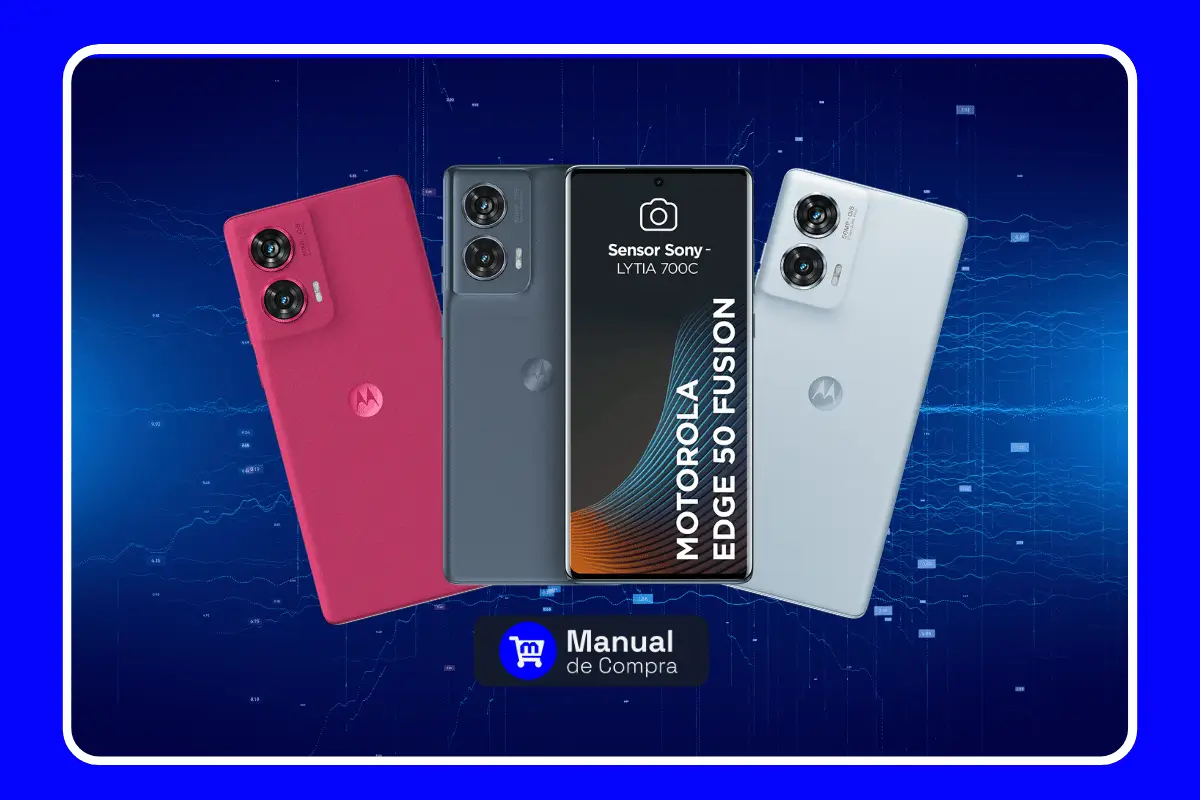 Motorola Edge 50 Fusion é bom? O celular intermediário ideal para você! Analisamos câmera de 50 MP, tela, carregamento e mais.