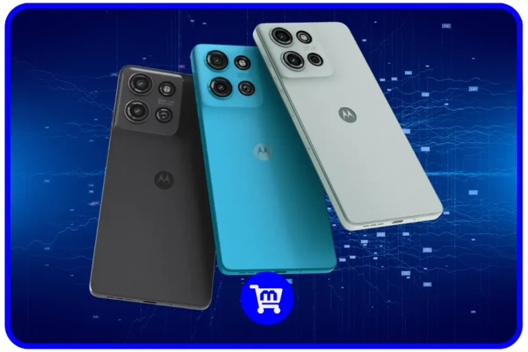 Moto G75 é bom? Smartphone intermediário da Motorola nas cores preto, azul e branco