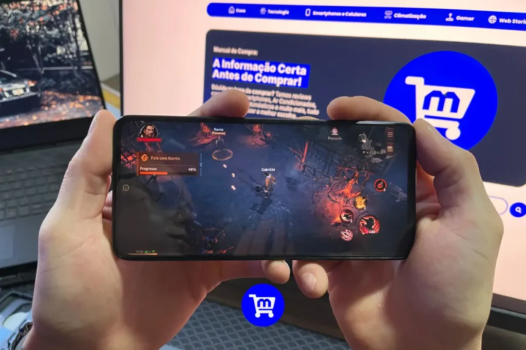 Vale a Pena Comprar o Redmi Note 14 4G? Análise Completa 6 Redmi Note 14 4G rodando jogo Diablo Immortal com gráficos médios.