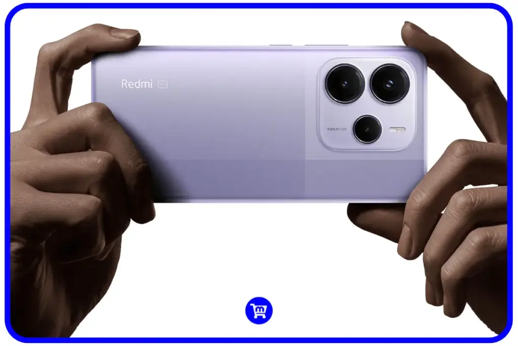 Redmi Note 14 5G é bom? Análise da Ficha Técnica em 2025 5 Redmi Note 14 5G sendo segurado para demonstrar seu uso para fotografia