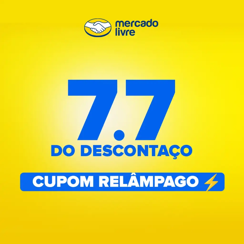 7.7 Mercado Livre, descontos e cupons liberados