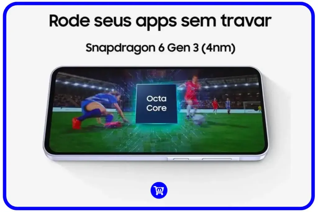 Galaxy A36 desempenho processador Snapdragon 6 Gen 3 octa-core gaming