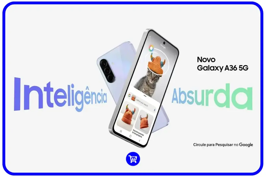 Galaxy A36 inteligência artificial Circle to Search Google recursos IA