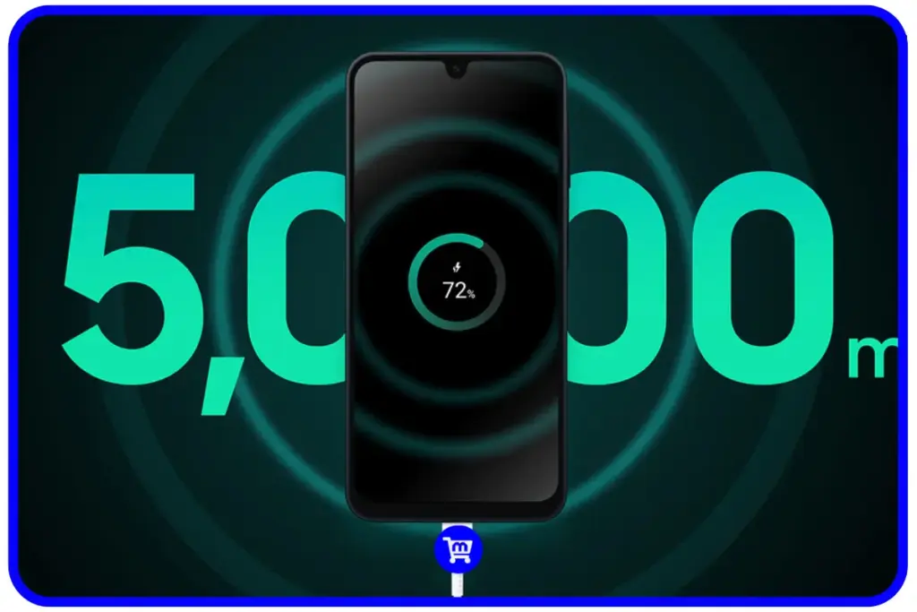 Galaxy A16 5G é Bom? Confira Preços e Ficha Tecnica Completa 6 Bateria de 5000mAh do Samsung Galaxy A16 5G com carregamento rápido