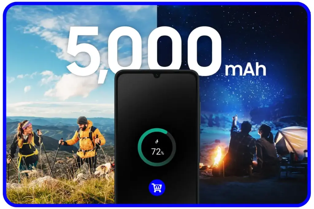 Moto G05 ou Galaxy A06? Qual Celular de 600 reais Comprar? 11 Bateria de 5000mAh do Galaxy A06 com autonomia para dois dias de uso