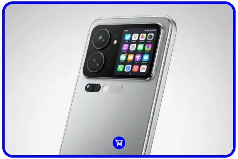 Xiaomi 16 Pro Max conceito gerado por IA mostrando design traseiro com câmera tripla e tela secundária