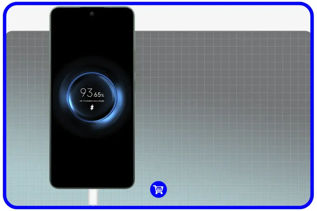 Poco M7 Pro é bom? Análise Completa da Ficha Técnica e Preços em 2025 7 Smartphone Poco M7 Pro exibindo animação de carregamento rápido com indicação de 93% e símbolo de raio