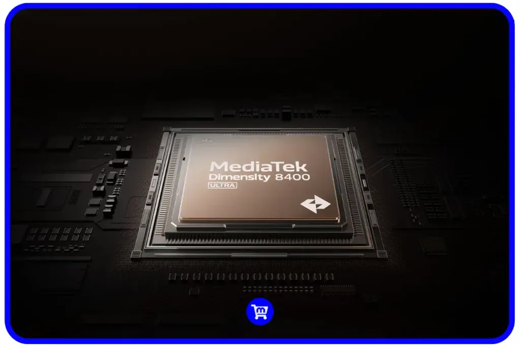 Xiaomi 15T VS Xiaomi 15T Pro: O que muda entre os novos Lançamentos da Xiaomi de 2025? 6 Processador MediaTek Dimensity 8400 Ultra do Xiaomi 15T em destaque sobre placa-mãe, fabricado em processo de 2nm para alta eficiência energética.