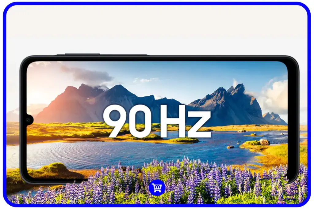 Samsung Galaxy A07 é bom? Análise Completa em 2025 4 Tela PLS LCD de 6,7 polegadas do Samsung Galaxy A07 com taxa de atualização de 90Hz