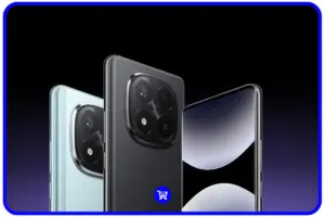 Redmi Note 14 Pro plus é bom - smartphone nas cores preta, azul e dourada mostrando design premium e módulo de câmeras