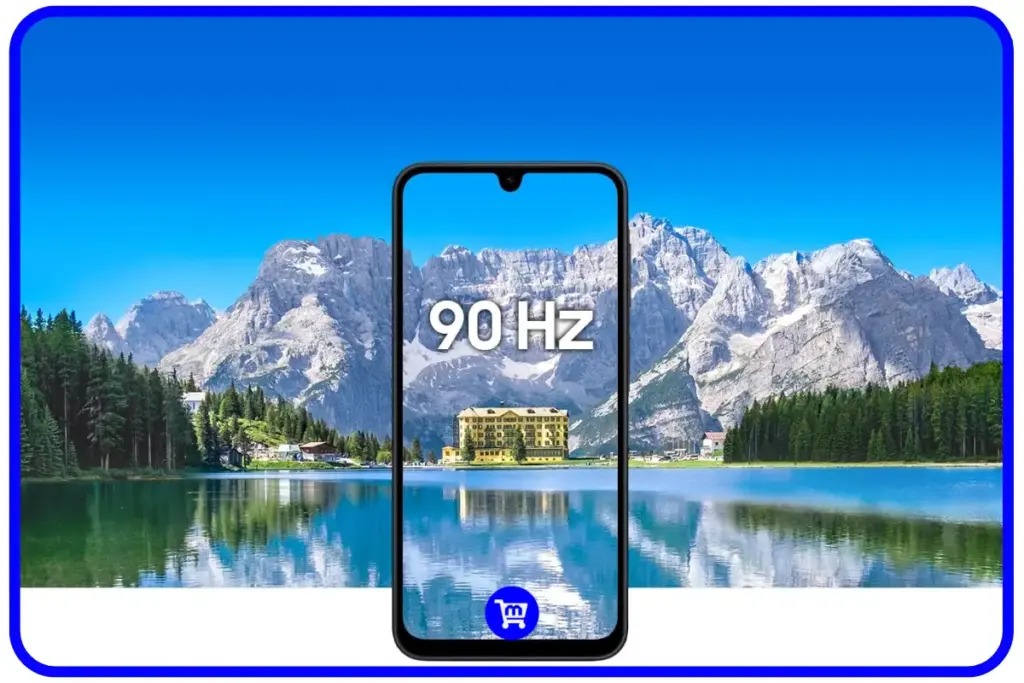 Galaxy A17 5G é bom? Confira se vale a pena comprar o Novo Lançamento da Samsung 5 Tela Super AMOLED do Galaxy A17 5G de 6,7 polegadas com taxa de atualização de 90Hz mostrando paisagem colorida