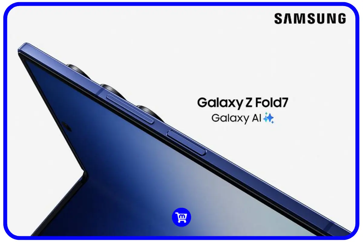 Galaxy Z Fold 7 vale a pena - smartphone dobrável Samsung aberto mostrando tela interna de 8 polegadas com Galaxy AI
