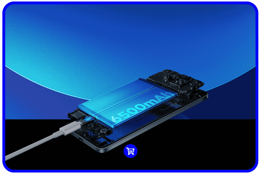 Redmi Note 15 Pro é bom? Lançamento 2026 da Xiaomi vale a pena? 8 Bateria de 6.580 mAh do Redmi Note 15 Pro 5G com tecnologia silício-carbono e carregamento 45W