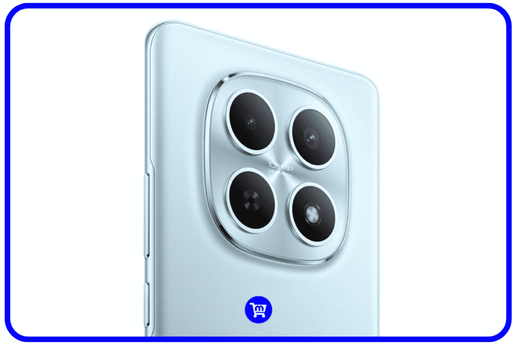 Módulo de câmera do Redmi Note 15 5G com sensor principal de 108 MP e OIS em destaque