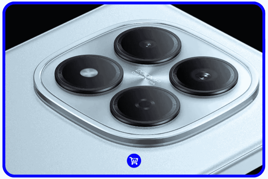 Redmi Note 15 Pro é bom? Lançamento 2026 da Xiaomi vale a pena? 7 Câmera principal de 200MP com OIS e ultrawide do Redmi Note 15 Pro 5G em close no módulo traseiro