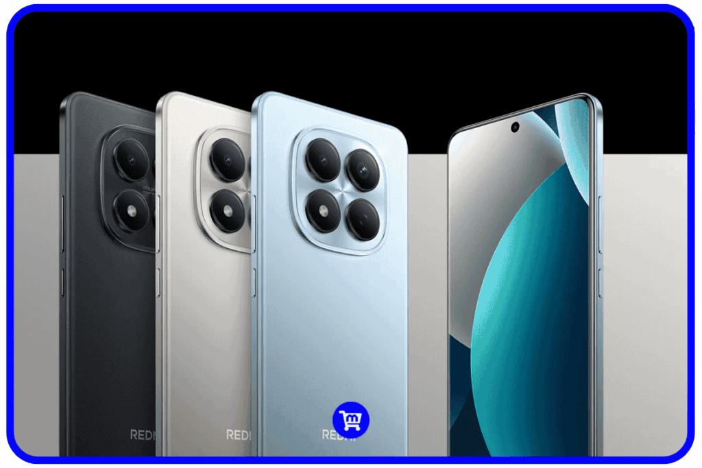 Redmi Note 15 Pro é bom? Lançamento 2026 da Xiaomi vale a pena? 4 Redmi Note 15 Pro 5G em quatro cores mostrando design com módulo de câmera centralizado e tela plana