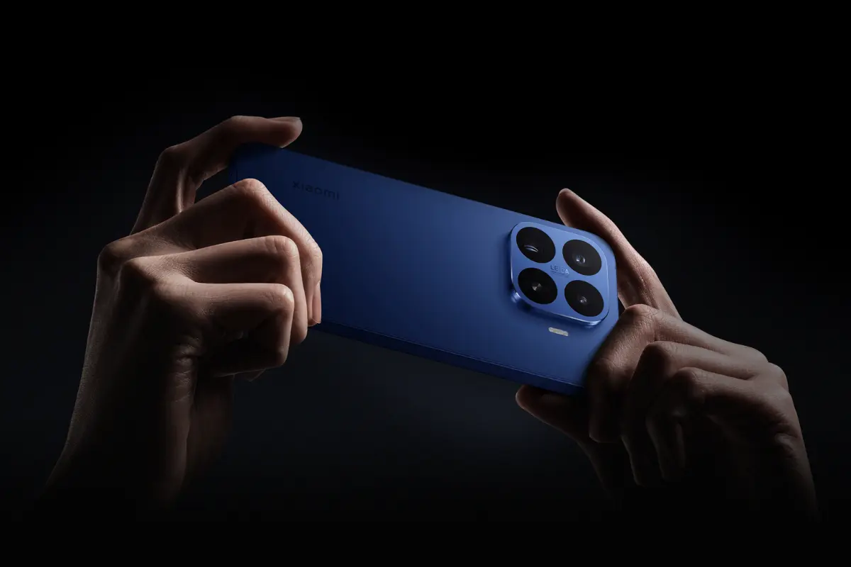 Câmeras do Xiaomi 17T Pro em destaque: módulo Leica com quatro lentes na versão azul