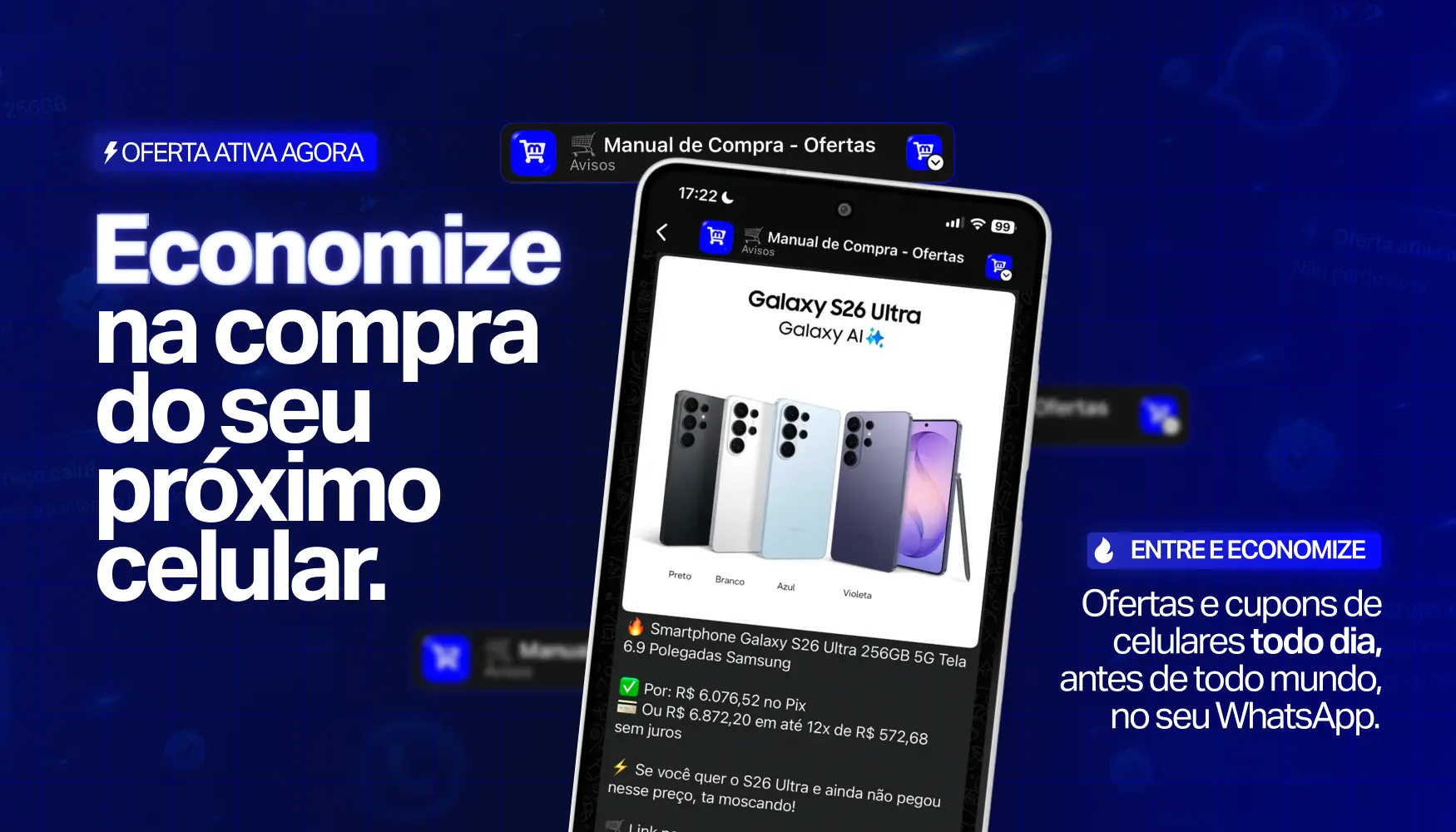 Ofertas Exclusivas no WhatsApp - Mobile