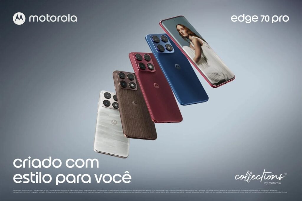 Morola Edge 70 Pro sendo exibido em todas as suas quatro cores.