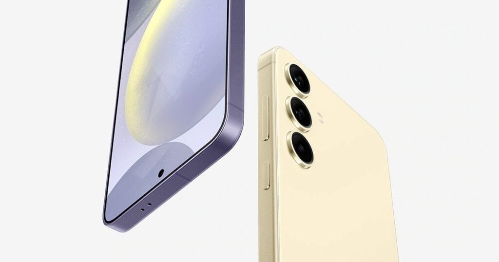 Usuário de Galaxy S24 afirma que celular explodiu em suas mãos 2 Samsung Galaxy S24 nas cores Violeta e Creme