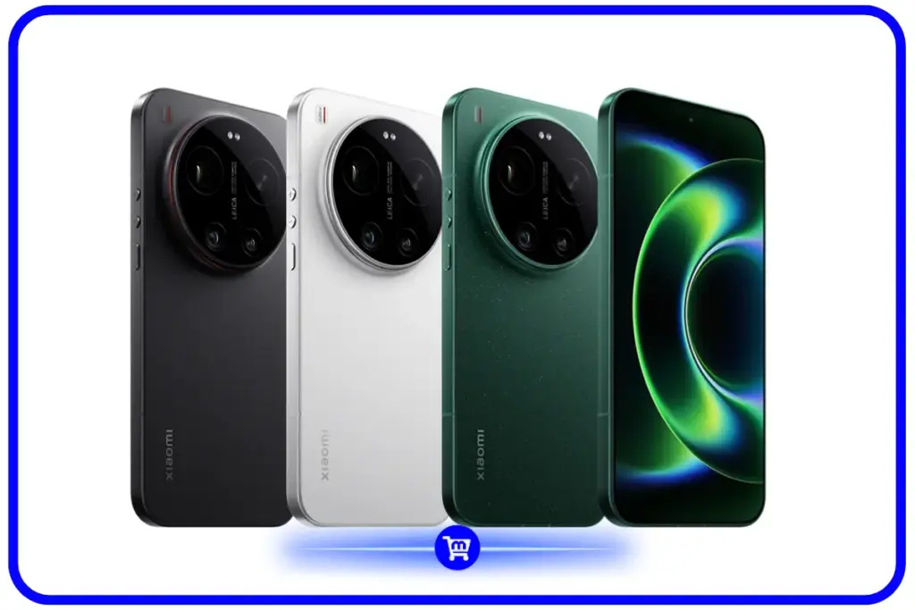 Xiaomi 17 Ultra Vale a Pena em 2026? Análise Completa 4 Xiaomi 17 Ultra nas cores preto, branco e verde, com a frente da tela à direita