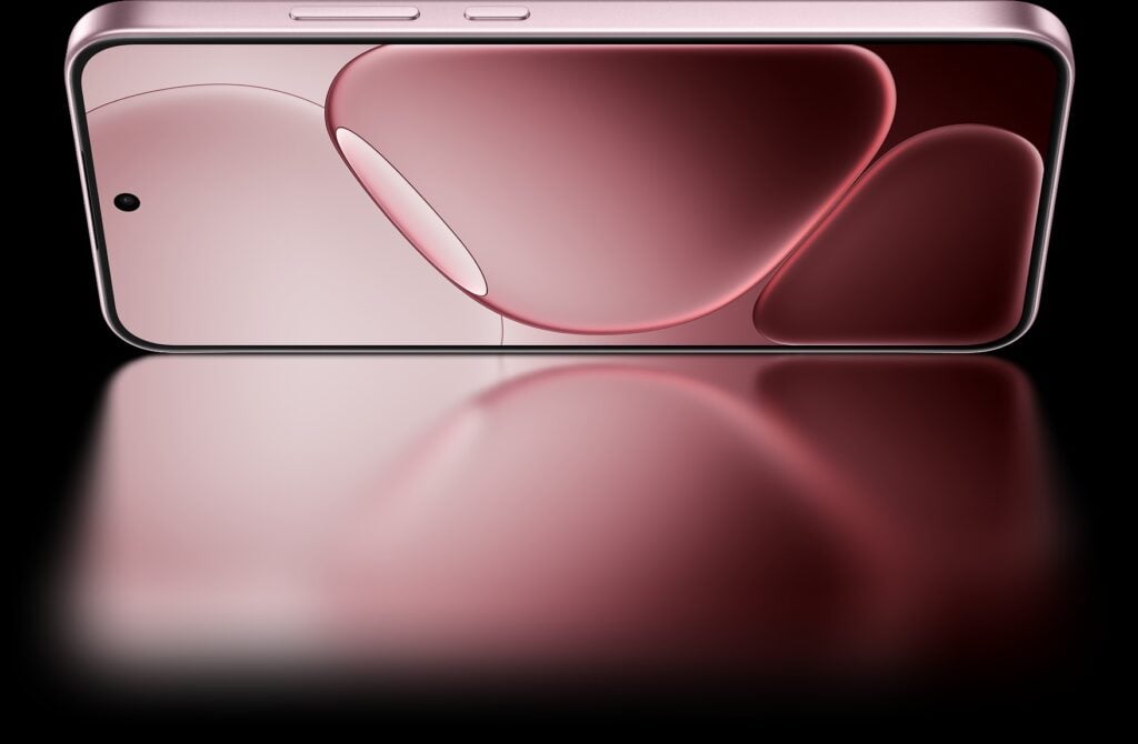 Tela do Modelo rosa do OPPO A6 Pro.