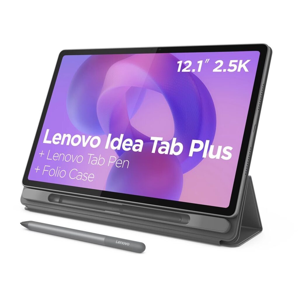 Os 5 Melhores Tablets para Estudar em 2026 11 Lenovo Idea Tab Plus exibindo tela e caneta
