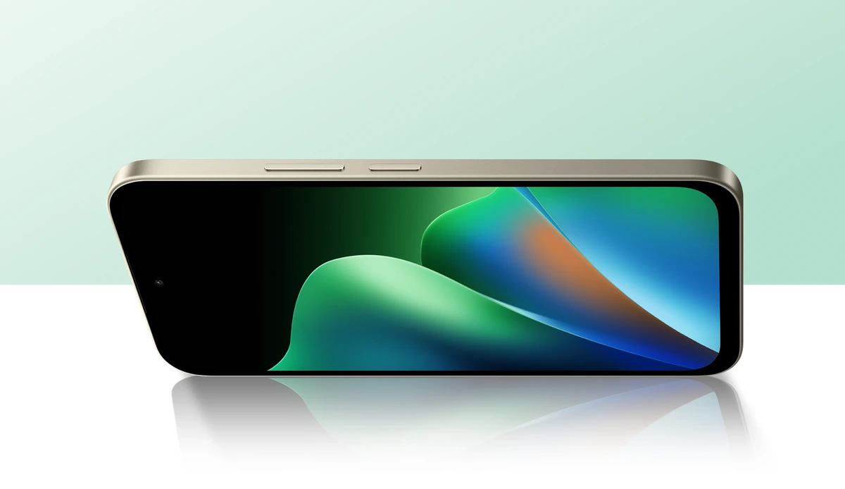 Tela LCD de 6,9 polegadas do Redmi 17 com resolução HD+ e taxa de atualização de 120 Hz