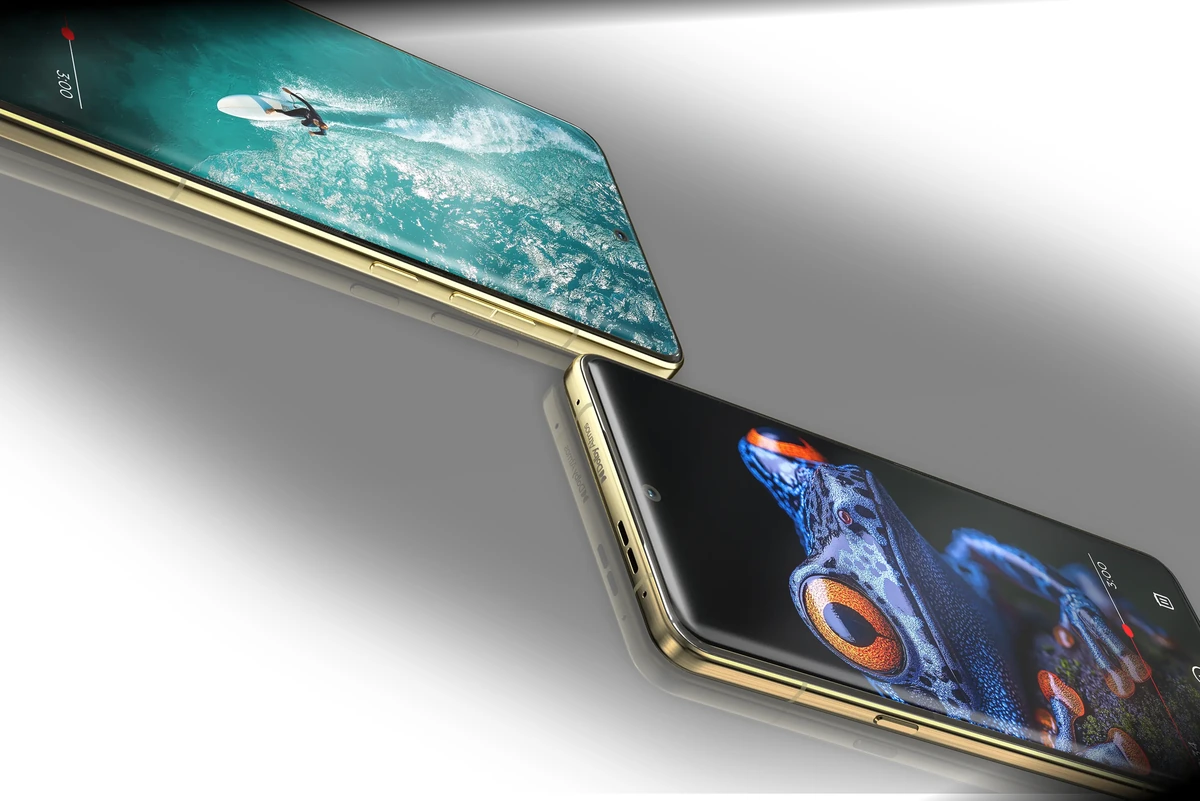Perfil do Motorola Signature mostrando os 6,99 mm de espessura e a moldura de alumínio
