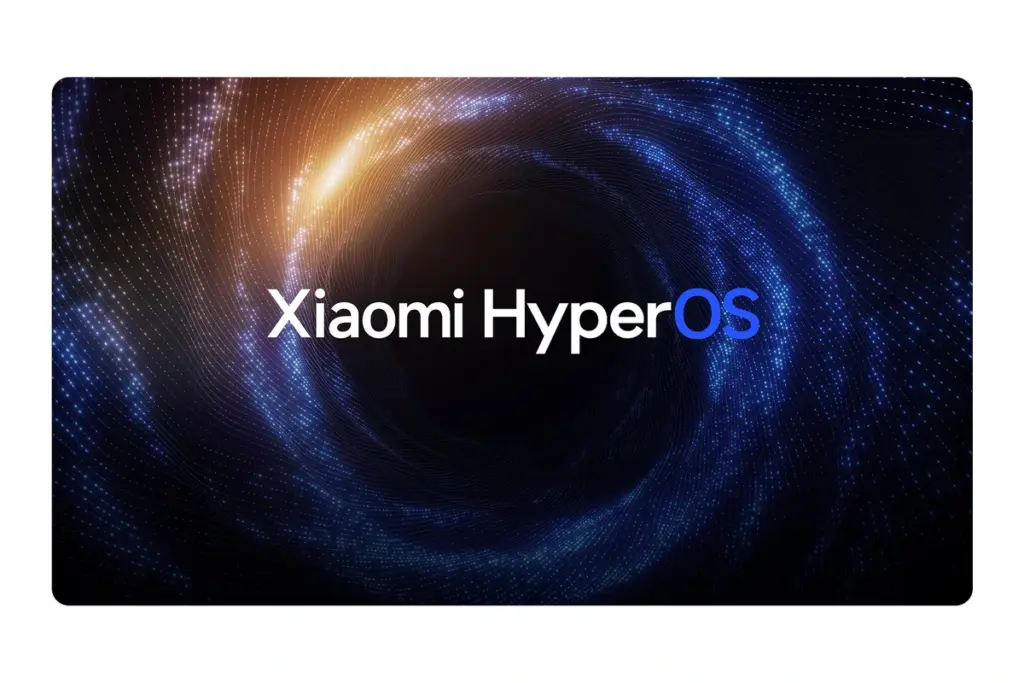Logotipo do Xiaomi HyperOS, sistema do Redmi Note 17 4G