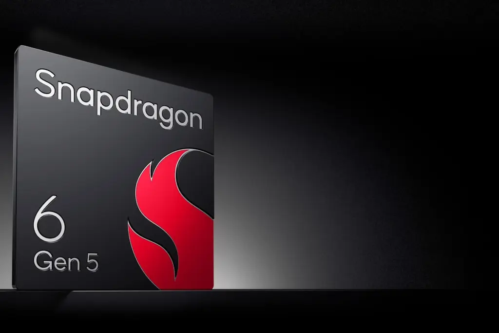 Arte do processador Snapdragon 6 Gen 5, que equipa o Redmi Note 17 Pro Max