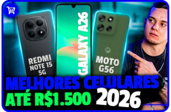 Os 6 Melhores Celulares até 1500 reais em 2026